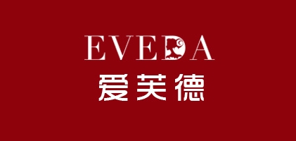 EVEDA．CC/愛芙德品牌logo