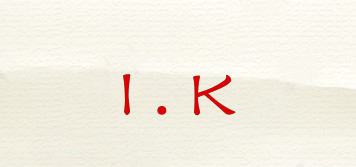 I.K品牌logo