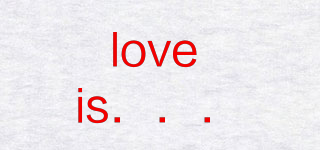 love is．．．品牌logo