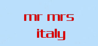 mr mrs italy品牌logo