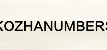 KOZHANUMBERS品牌logo