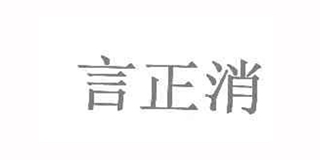 言正消品牌logo
