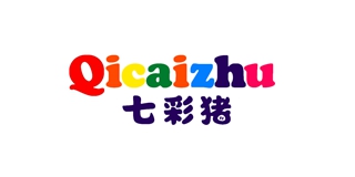 七彩豬品牌logo
